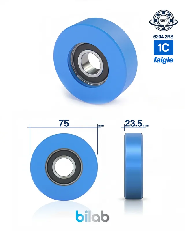 CT0043 1C, YÜRÜYEN MERDİVEN BASAMAK MAKARASI, D75, B23.5 – FUJITEC, KONE, TOSHIBA uyumlu