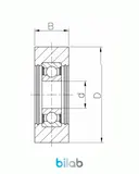 CT0044 1C, YÜRÜYEN MERDİVEN BASAMAK MAKARASI, D70, B25 – FUJITEC, SJEC uyumlu — görsel 4