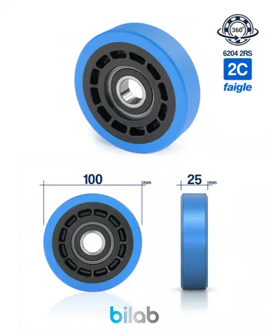 FAİGLE 044.01097 2C, YÜRÜYEN MERDİVEN BASAMAK MAKARASI, D100, B25