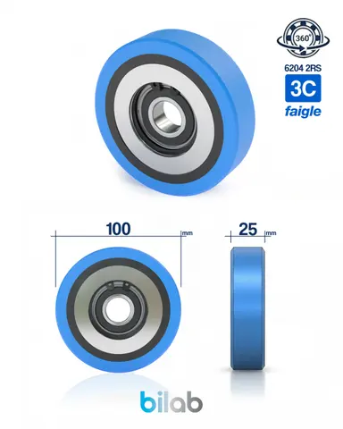 FAİGLE 044.01192 2C, YÜRÜYEN MERDİVEN BASAMAK MAKARASI, D100, B25
