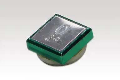 KONE KM52080114G296H000 KDS GROUND BUTON, BEYAZ, KARE, SOMUNLU, SBS.0