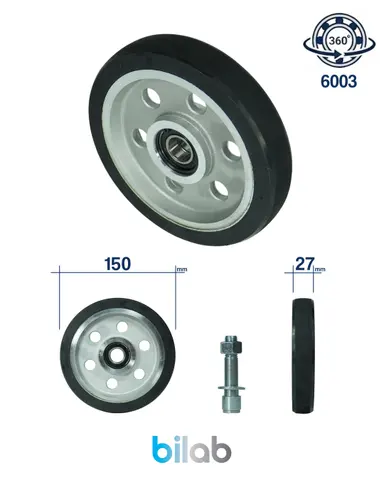 KONE KM581275G03 KABİN KLAVUZ MAKARASI, D150, W27