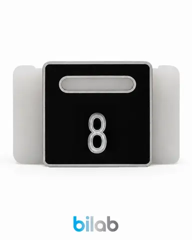 KM740209G08 DELTA BUTON ETİKETİ, SBS.8 – KONE uyumlu