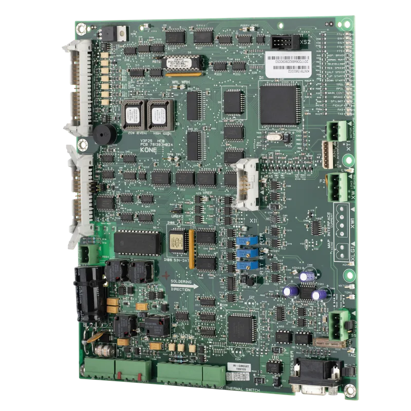 KONE KM781380G02 PCB, MOTOR KONTROL ÜNİTESİ ÖN KART, HCBN, V3F18/V3F25
