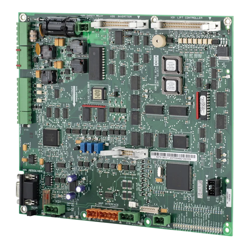 KONE KM781380G11 PCB, MOTOR KONTROL ÜNİTESİ ÖN KART, HCBN, V3F18/V3F25