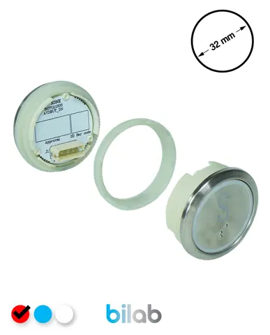 KM863050G069H138 KDS STD BUTON, KIRMIZI, YUVARLAK, SOMUNLU, SBS.S – KONE uyumlu