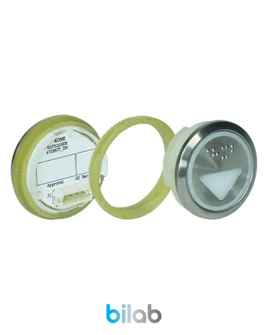 KM863050G081H092 KDS STD BUTON, BEYAZ, YUVARLAK, SOMUNLU, SBS.DOWN – KONE uyumlu