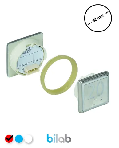 KONE KM863051G069H020 KDS STD BUTON, KIRMIZI, KARE, SOMUNLU, SBS.20