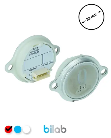 KONE KM863052G069H000 KDS STD BUTON, KIRMIZI, YUVARLAK, KULAKLI, SBS.0