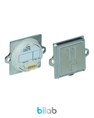 KM863053G065H011 KDS STD BUTON, MAVİ, KARE, KULAKLI, SBS.11 – KONE uyumlu