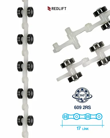 SCH409585-17HC EL BANDI DÖNÜŞ RULMAN ZİNCİRİ, 17 LINK – NB uyumlu