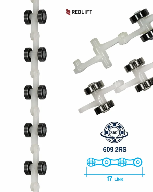 SCH409585-17HC EL BANDI DÖNÜŞ RULMAN ZİNCİRİ, 17 LINK – NB uyumlu