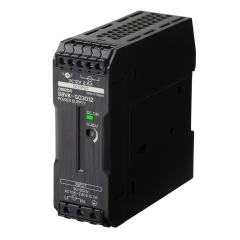 OMRON S8VK-G03012 DIN RAY MONTAJ GÜÇ KAYNAĞI, 30W, 12VDC, 2.5A