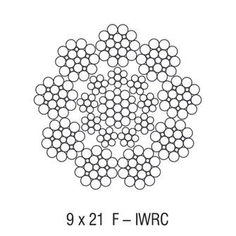 PFEIFER-DRAKO 129445 DRAKO 300T, 13MM, ÇELİK ÖZLÜ, ANA TAŞIYICI HALAT