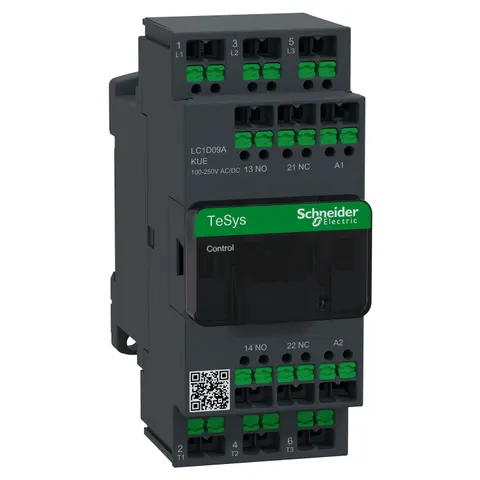 SCHNEIDER LC1D09AKUE TESYS DECA ANA KONTAKTÖR, 220VDC, 9A, 3P(3NO)