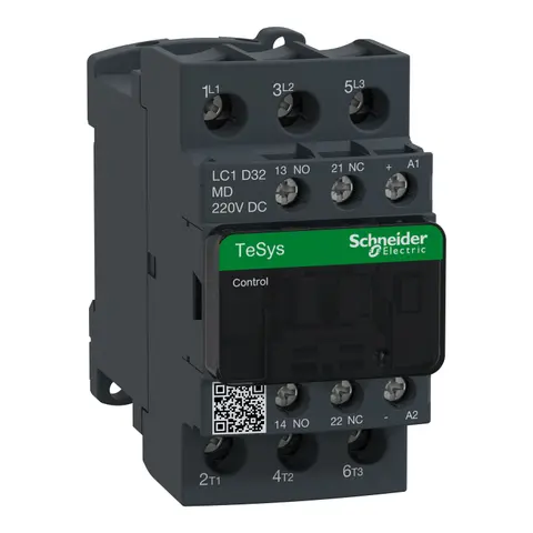 SCHNEIDER LC1D32MD TESYS D ANA KONTAKTÖR, 220VDC, 32A, 3P(3NO)