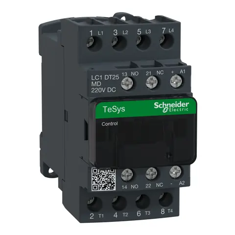 SCHNEIDER LC1DT25MD TESYS DECA ANA KONTAKTÖR, 220VDC, 25A, 4P(4NO)