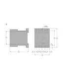 LC1K09008P7 TESYS K MİNİ KONTAKTÖR, 230VAC, 20A(AC-1), 4P(2NO+2NC) — görsel 4