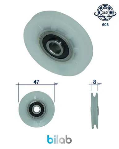 THYSSENKRUPP DR1005 DOOR ROLLER, KAPI MAKARASI