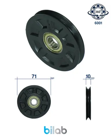 WITTUR DR1000 DOOR ROLLER, KAPI MAKARASI, D70
