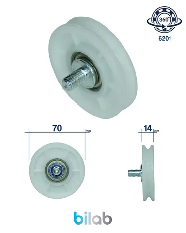 WITTUR DR1002 DOOR ROLLER, KAPI MAKARASI